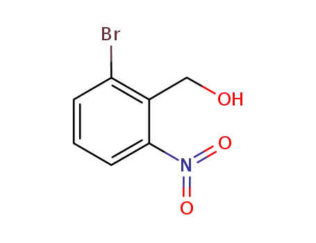Molecular Structure of 861106-91-4 (BENZENEMETHANOL, 2-BROMO-6-NITRO-)