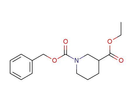 Molecular Structure of 310454-53-6 (BENZYL ETHYL PIPERIDINE-1,3-DICARBOXYLATE)