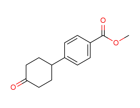Benzoic acid, 4-(4-oxocyclohexyl)-, methyl ester