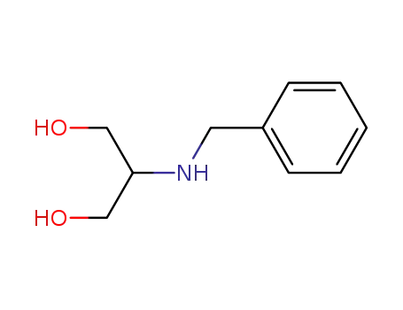 Molecular Structure of 124613-28-1 (2-(benzylamino)propane-1,3-diol)