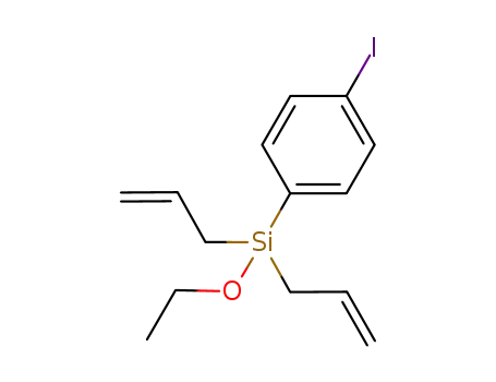 Molecular Structure of 959419-50-2 (4-[ethoxydi(prop-2-enyl)silyl]iodobenzene)