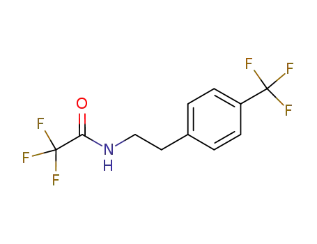 Molecular Structure of 199678-28-9 (2,2,2-trifluoro-N-{2-[4-(trifluoromethyl)phenyl]ethyl}acetamide)