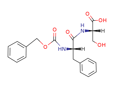 3-hydroxy-2-[(3-phenyl-2-phenylmethoxycarbonylamino-propanoyl)amino]propanoic acid cas  860-55-9
