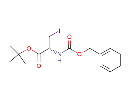 2-benzyloxycarbonylamino-3-iodo-propionic acid tert-butyl ester