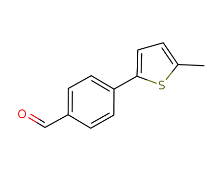 Molecular Structure of 1089333-62-9 (4-(5-methylthiophen-2-yl)benzaldehyde)