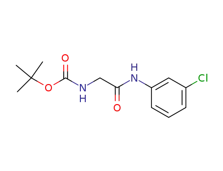 [(3-chloro-phenylcarbamoyl)-methyl]-carbamic acid tert-butyl ester