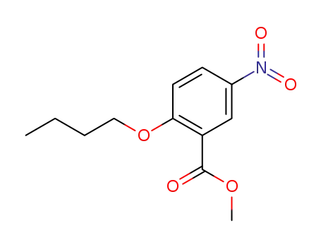 2-butoxy-5-nitro-benzoic acid methyl ester