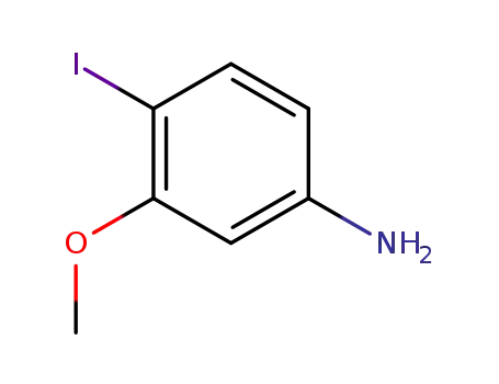Molecular Structure of 1112840-98-8 (4-Iodo-3-methoxyaniline)