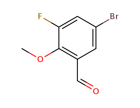 Benzaldehyde, 5-bromo-3-fluoro-2-methoxy-