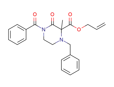 allyl 4-benzoyl-1-benzyl-2-methyl-3-oxopiperazine-2-carboxylate