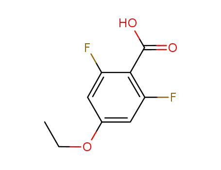 Molecular Structure of 916483-56-2 (2,6-Difluoro-4-ethoxybenzoic acid)