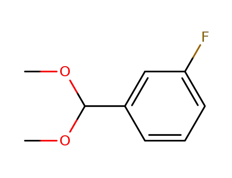 Molecular Structure of 32347-92-5 (Benzene, 1-(dimethoxymethyl)-3-fluoro-)