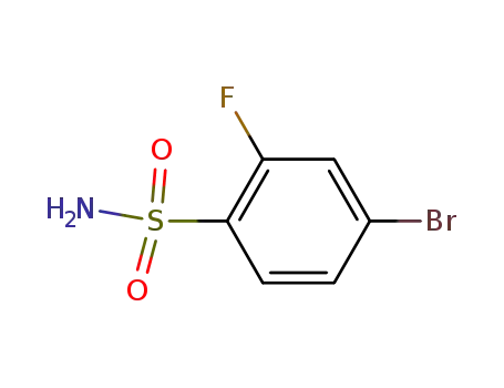 Molecular Structure of 214210-30-7 (4-Bromo-2-fluorobenzenesulfonamide)