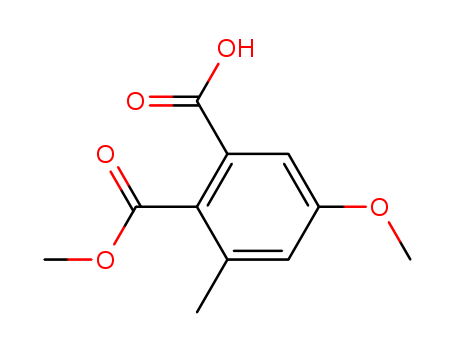 5-Methoxy-2-methoxycarbonyl-3-methylbenzoic acid