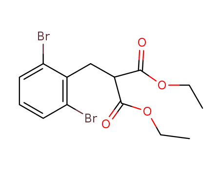 2-(2,6-dibromo-benzyl)-malonic acid diethyl ester