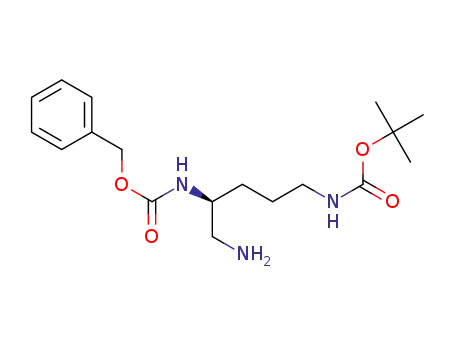 (S)-benzyl tert-butyl (5-aminopentane-1,4-diyl)dicarbamate