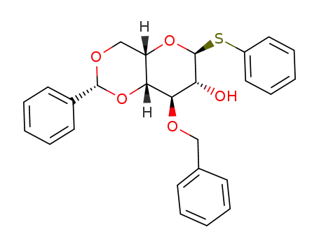 phenyl 3-O-benzyl-4,6-O-benzylidene-1-thio-α-L-idopyranoside