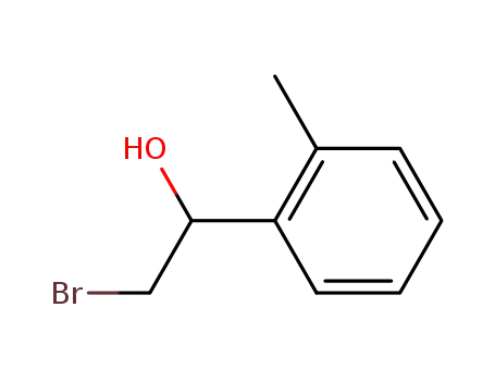 Molecular Structure of 150982-79-9 (Benzenemethanol, -alpha--(bromomethyl)-2-methyl- (9CI))