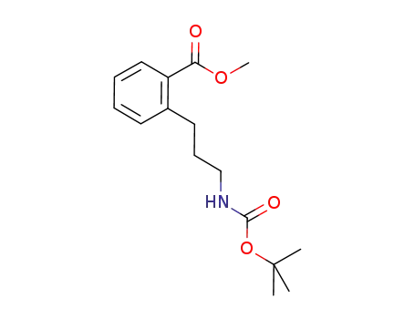 methyl 2-(3-(tert-butoxycarbonylamino)propyl)benzoate