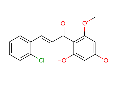 Molecular Structure of 861107-97-3 (2-CHLORO-4',6'-DIMETHOXY-2'-HYDROXYCHALCONE)