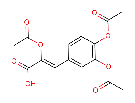 Molecular Structure of 83800-17-3 (triacetoxyphenylpyruvic acid)