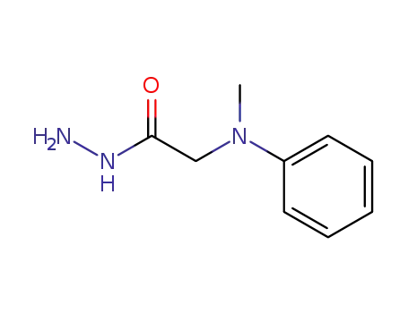 Molecular Structure of 71480-85-8 (2-[methyl(phenyl)amino]acetohydrazide (non-preferred name))