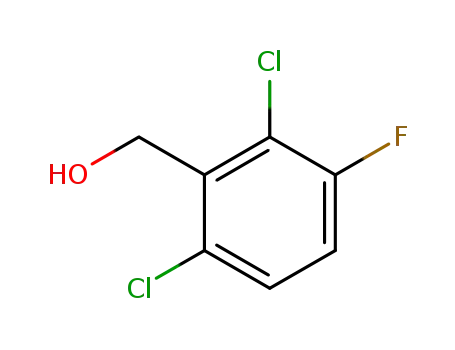 Molecular Structure of 1227611-90-6 ((2,6-dichloro-3-fluorophenyl)methanol)