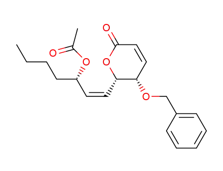 (S,Z)-1-((2S,3S)-3-(benzyloxy)-6-oxo-3,6-dihydro-2H-pyran-2-yl)hept-1-en-3-yl acetate