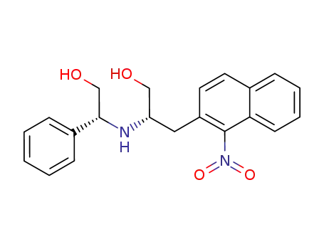 (S)-2-((R)-2-Hydroxy-1-phenyl-ethylamino)-3-(1-nitro-naphthalen-2-yl)-propan-1-ol