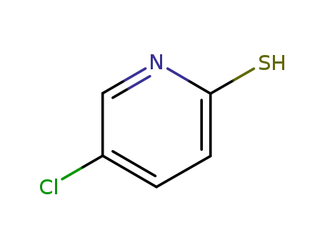 Molecular Structure of 40771-41-3 (5-Chloropyridine-2-thiol)