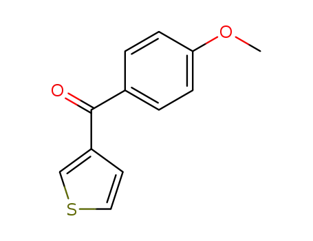 Molecular Structure of 5064-00-6 (3-(4-METHOXYBENZOYL)THIOPHENE)