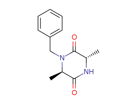 2,5-Piperazinedione, 3,6-dimethyl-1-(phenylmethyl)-, (3S,6R)-