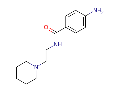 4-아미노-N-(2-피페리디노에틸)벤젠카르복사미드