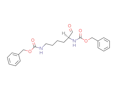 Molecular Structure of 138207-66-6 (N<sup>α</sup>,N<sup>ε</sup>-bis(benzyloxycarbonyl)-D-lysinal)