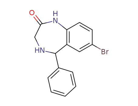 Molecular Structure of 17972-72-4 (7-BROMO-5-PHENYL-1,3,4,5-TETRAHYDRO-2H-1,4-BENZODIAZEPIN-2-ONE)