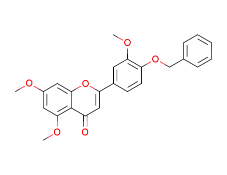 2-((4-benzyloxy-3-methoxy)phenyl)-5,7-dimethoxy-4H-benzopyran-4-one