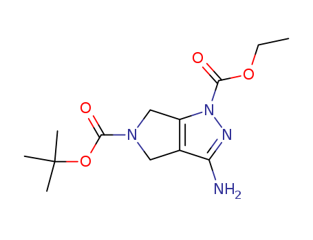 1-ETHYLOXYCARBONYL-5-BOC-3-AMINO-4,6-DIHYDRO-PYRROLO[3,4-C]PYRAZOLE