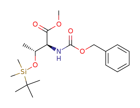 L-Threonine,
O-[(1,1-dimethylethyl)dimethylsilyl]-N-[(phenylmethoxy)carbonyl]-, methyl
ester