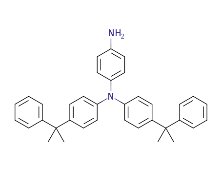 Molecular Structure of 1243278-14-9 (bis[4-(2-phenyl-2-isopropyl)phenyl]-4-aminophenylamine)
