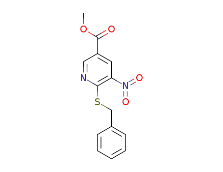 methyl 6-benzylsulfanyl-5-nitronicotinate