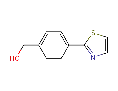 Molecular Structure of 454678-91-2 (4-(1,3-Thiazol-2-yl)benzyl alcohol)
