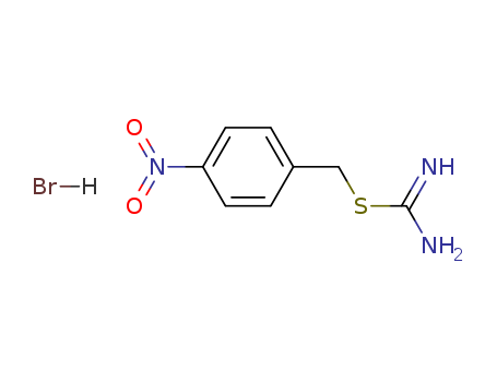 Carbamimidothioic acid (4-nitrophenyl)methyl ester monohydrobromide