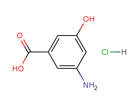 Molecular Structure of 14206-69-0 (3-Amino-5-hydroxybenzoic acid hydrochloride)