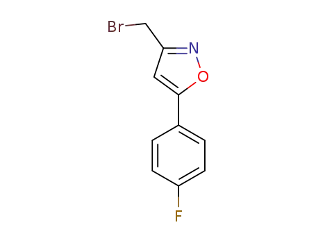 3-(bromomethyl)-5-(4-fluorophenyl)-1,2-oxazole