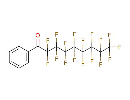 Molecular Structure of 78960-67-5 (2,2,3,3,4,4,5,5,6,6,7,7,8,8,9,9,9-heptadecafluoro-1-phenylnonan-1-one)