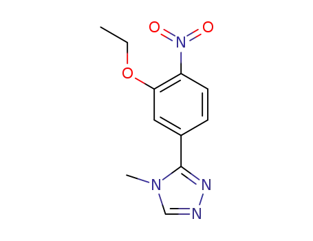 3-(3-ethoxy-4-nitrophenyl)-4-methyl-4H-1,2,4-triazole