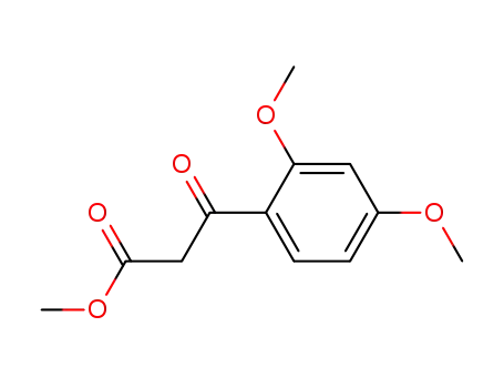 Molecular Structure of 676348-64-4 (3-(2,4-DIMETHOXY-PHENYL)-3-OXO-PROPIONIC ACID METHYL ESTER)