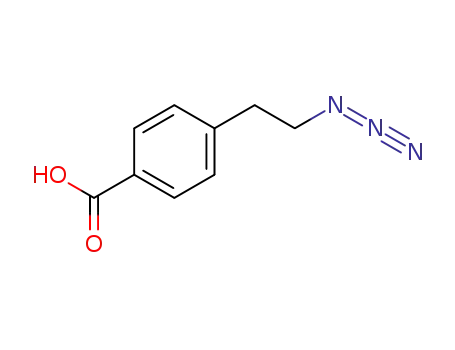 Molecular Structure of 90513-09-0 (Benzoic acid, 4-(2-azidoethyl)-)