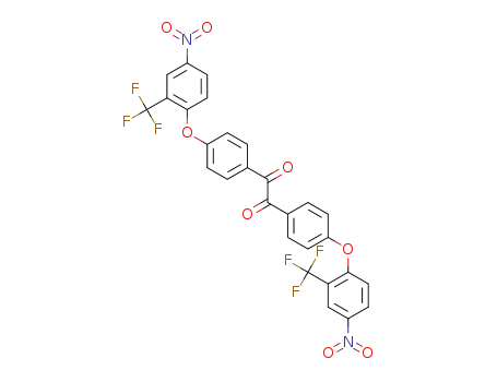 Molecular Structure of 1394853-36-1 (1, 2-bis(4-(4-nitro-2-(trifluoromethyl)phenoxy)phenyl)ethane-1,2-dione)