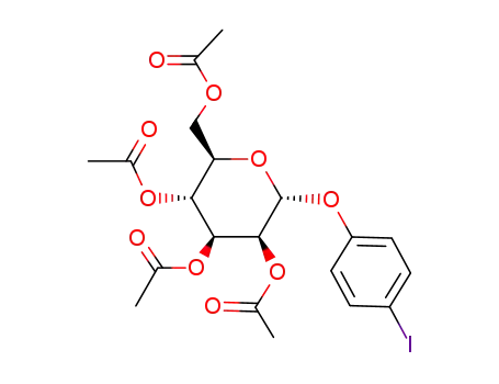 (2R,3R,4S,5S,6R)-2-(acetoxymethyl)-6-(4-iodophenoxy)tetrahydro-2H-pyran-3,4,5-triyl triacetate